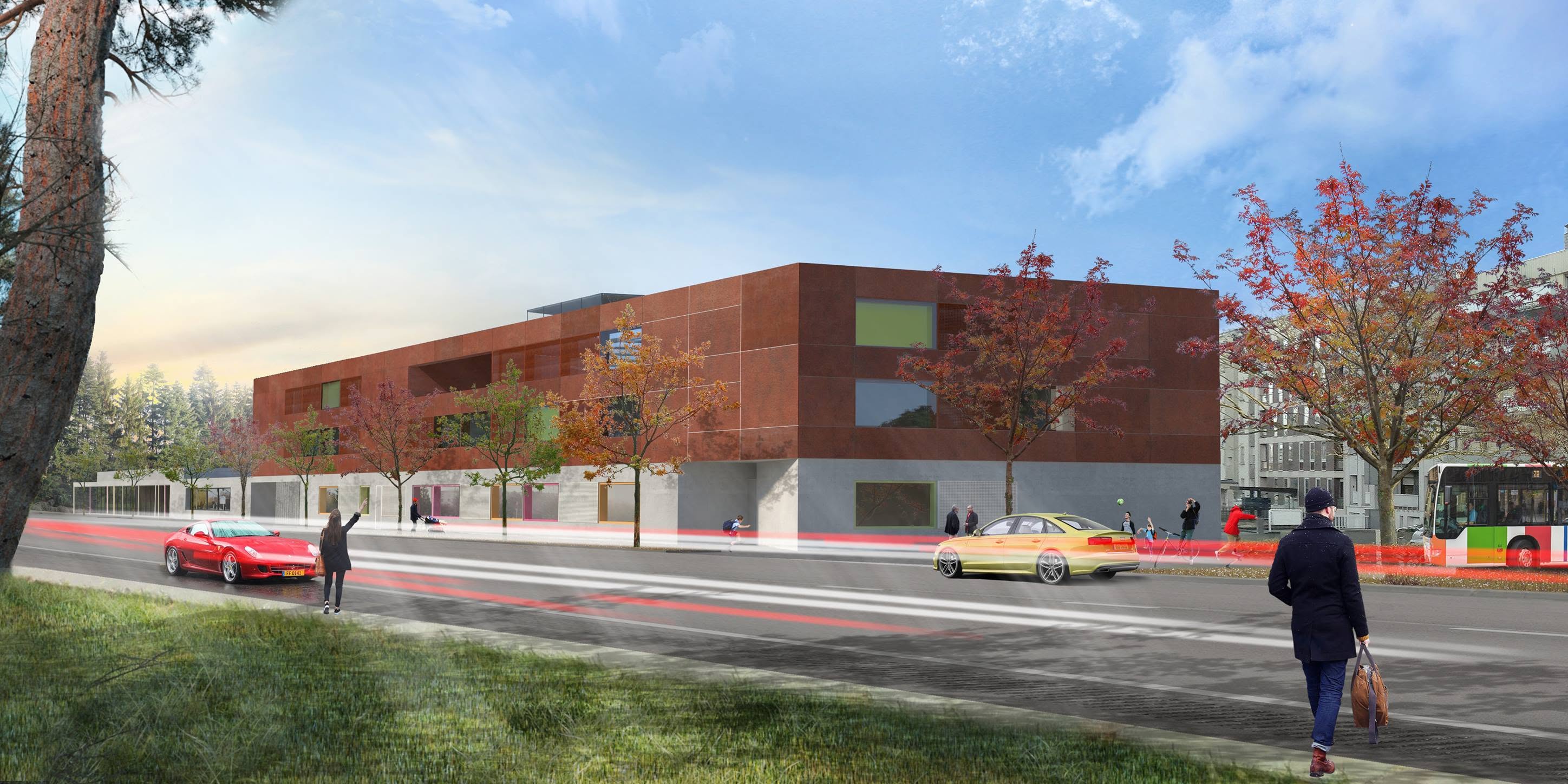 First Prize — Schulcampus Wobrecken, Luxembourg